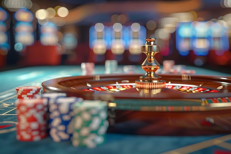 Lucky Neko live-dealer table interface showing multi-camera roulette setup on mobile